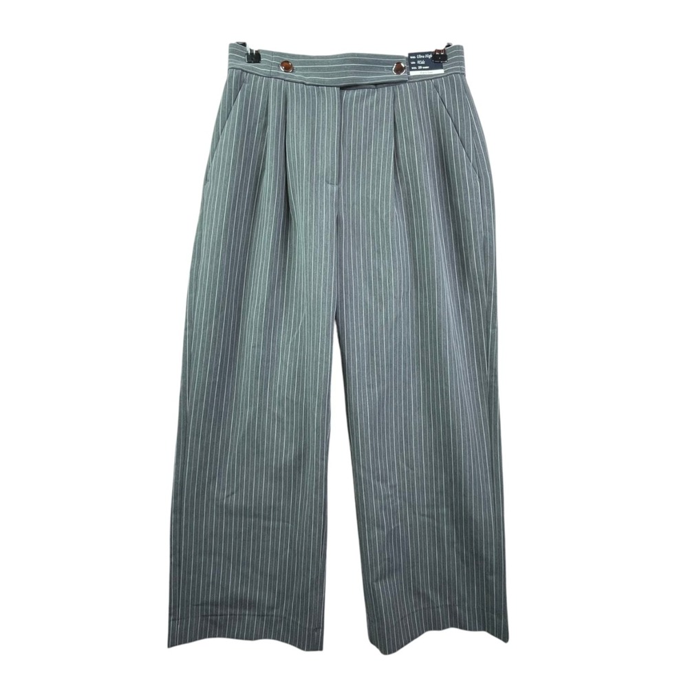 Abercrombie & Fitch Ultra High Wide Sloane Trouser Pants Womens 29 S Gray